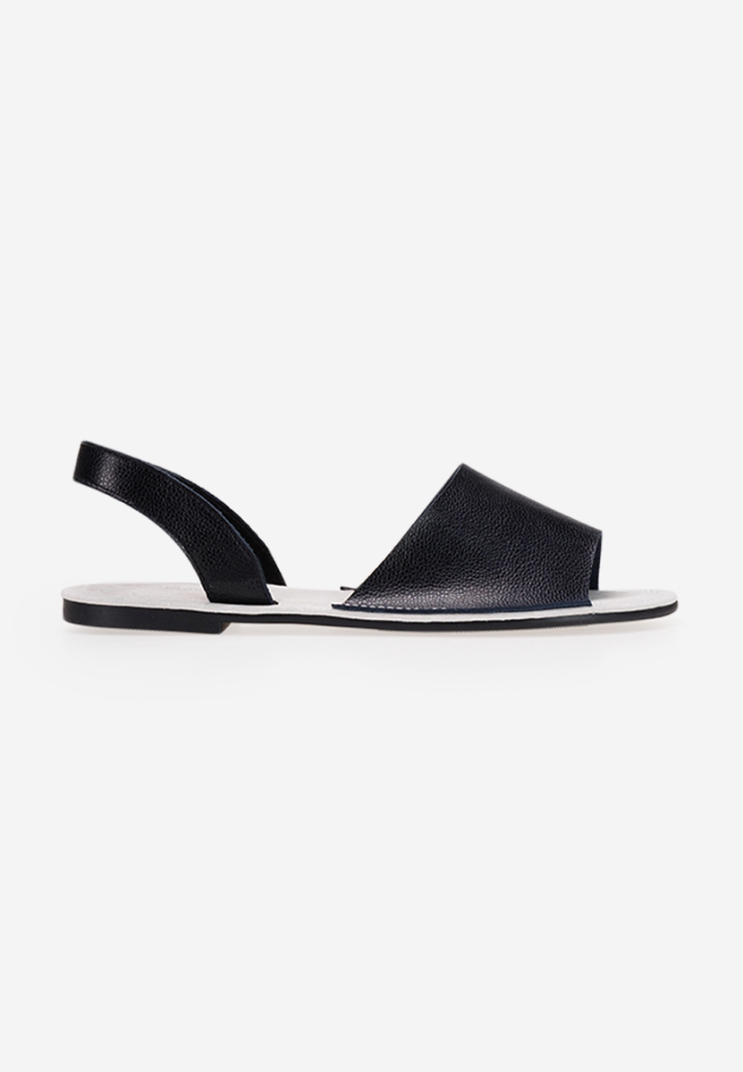 Sandali pelle Mellesa Nero