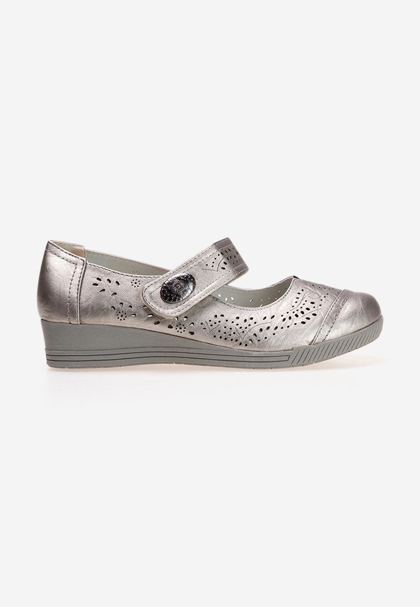 Ballerine con tacco Mazzi Grigio