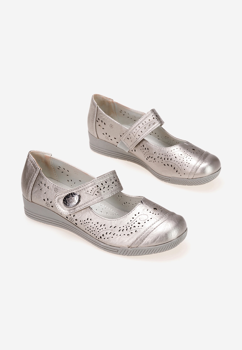 Ballerine con tacco Mazzi Grigio