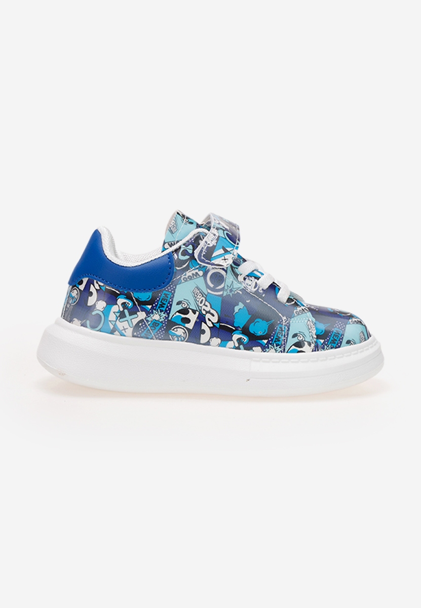 Sneakers bambini Comics V2 blu