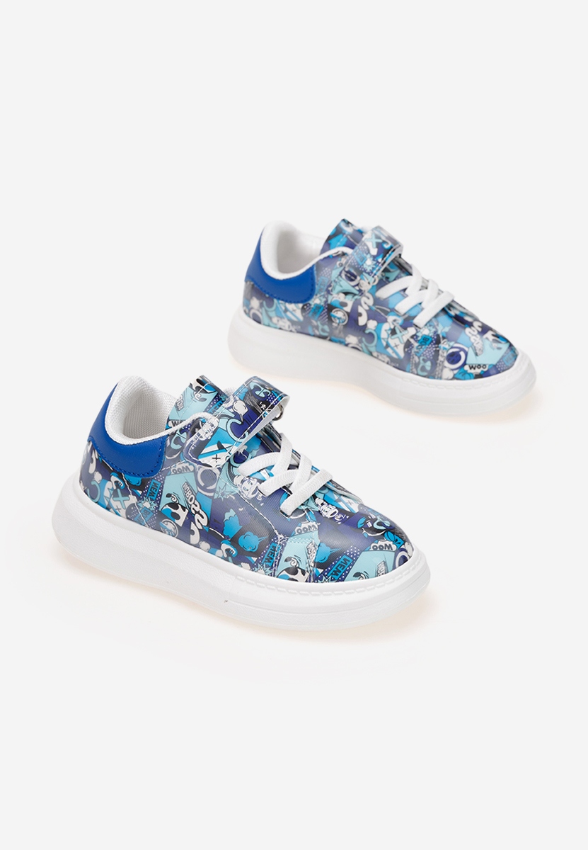 Sneakers bambini Comics V2 blu
