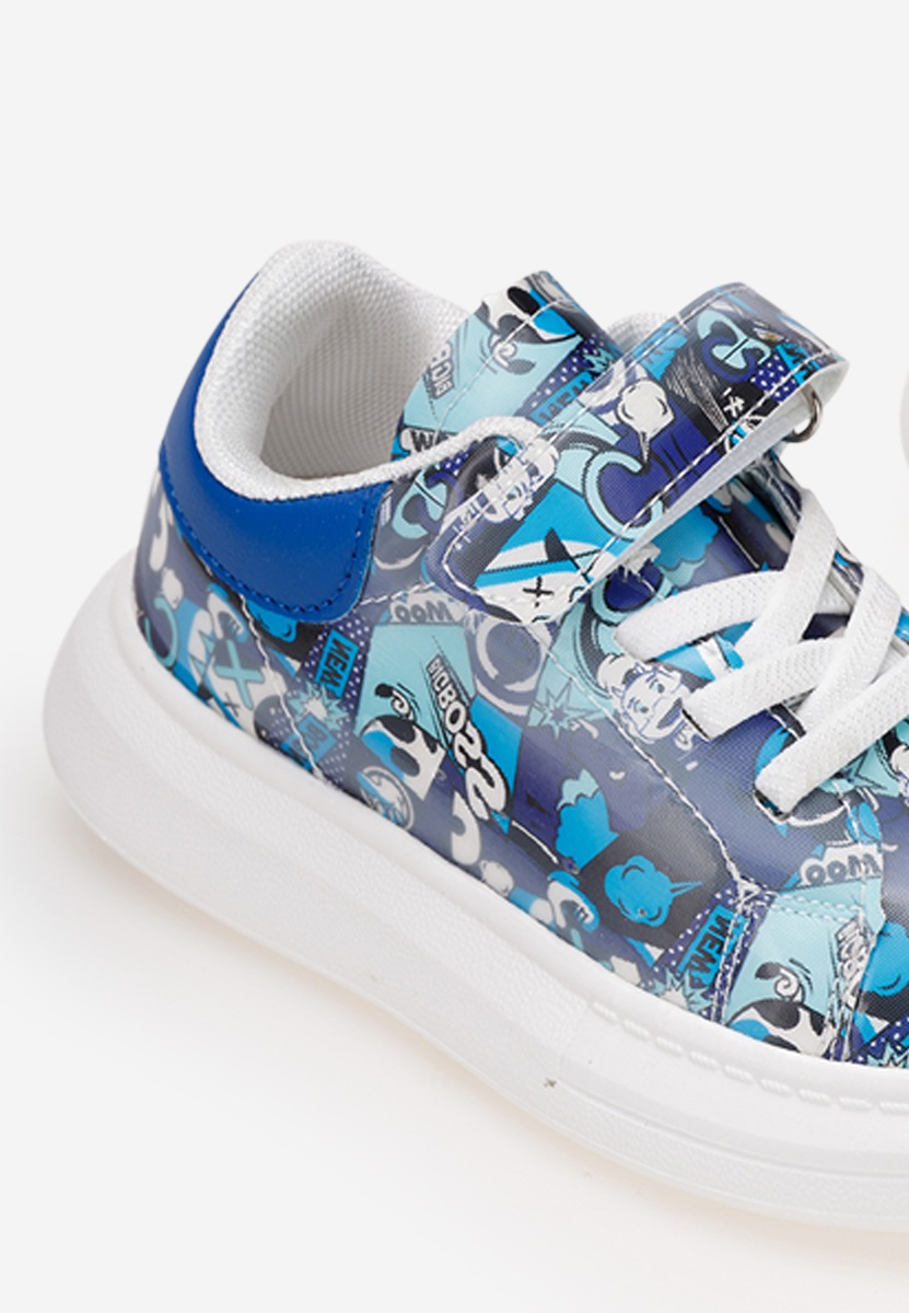 Sneakers bambini Comics V2 blu