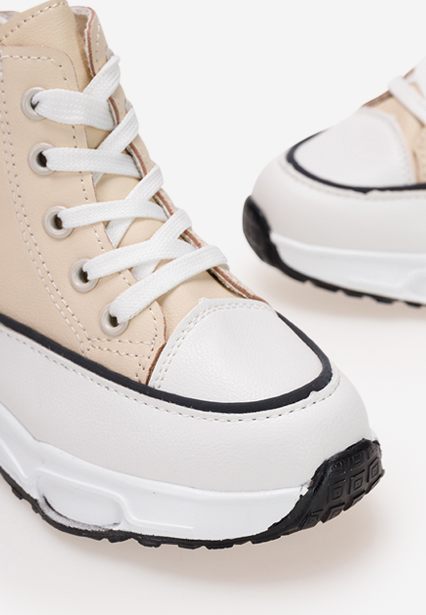 Scarpe sportive per bambina Clouds A beige