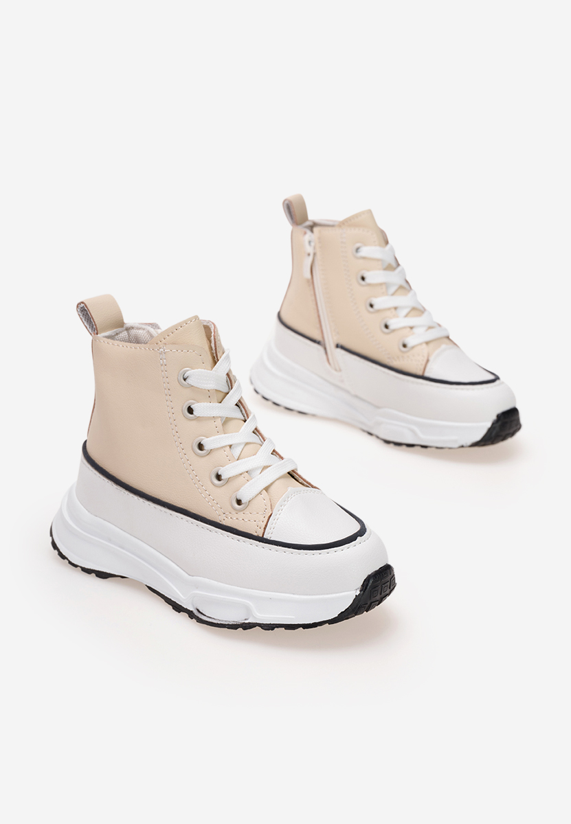 Scarpe sportive per bambina Clouds A beige