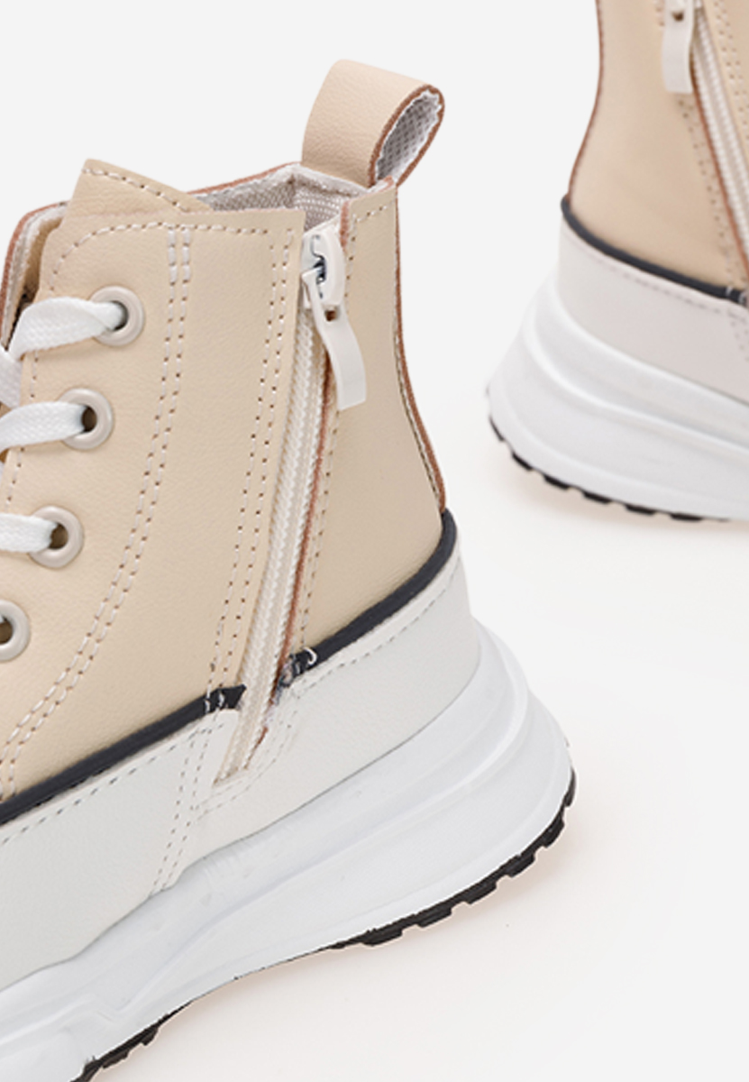 Scarpe sportive per bambina Clouds A beige