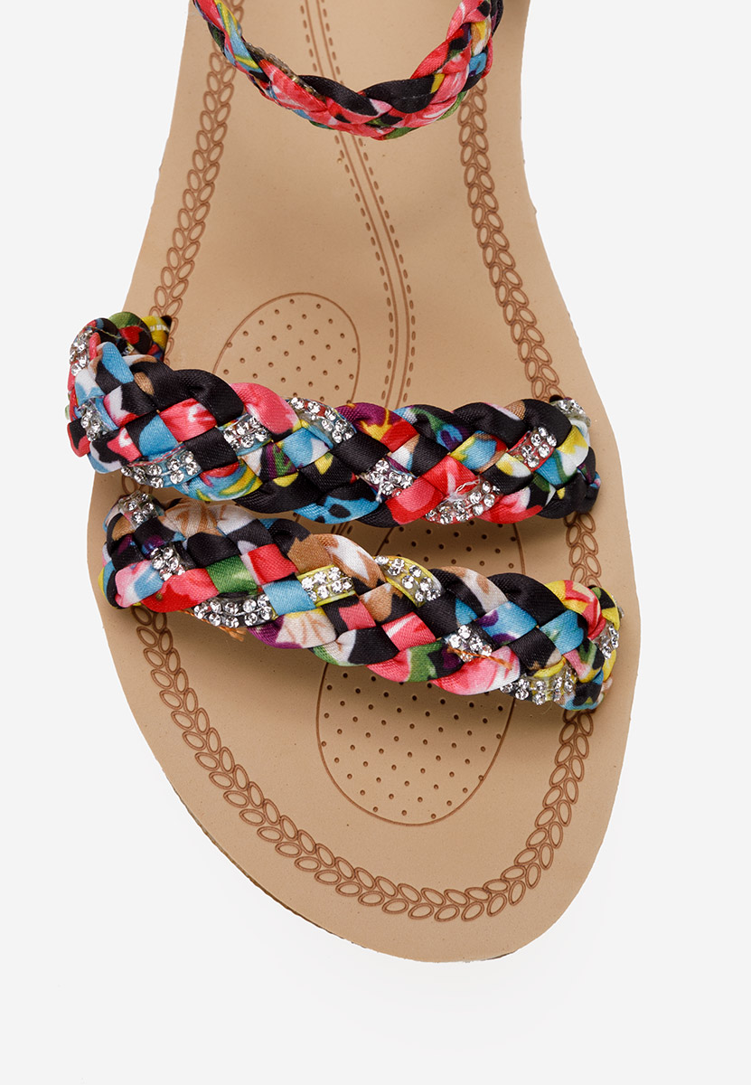 Sandali con plateau Moniela nero