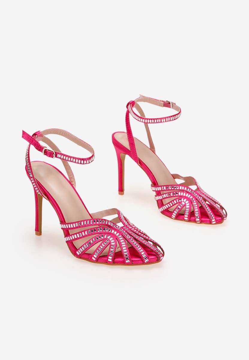 Sandali con tacco a spillo Lima Fucsia