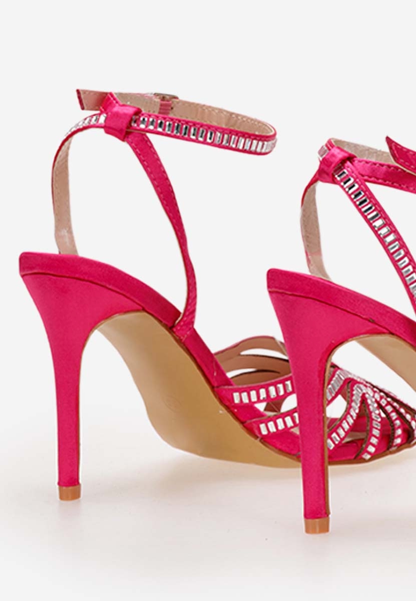 Sandali con tacco a spillo Lima Fucsia