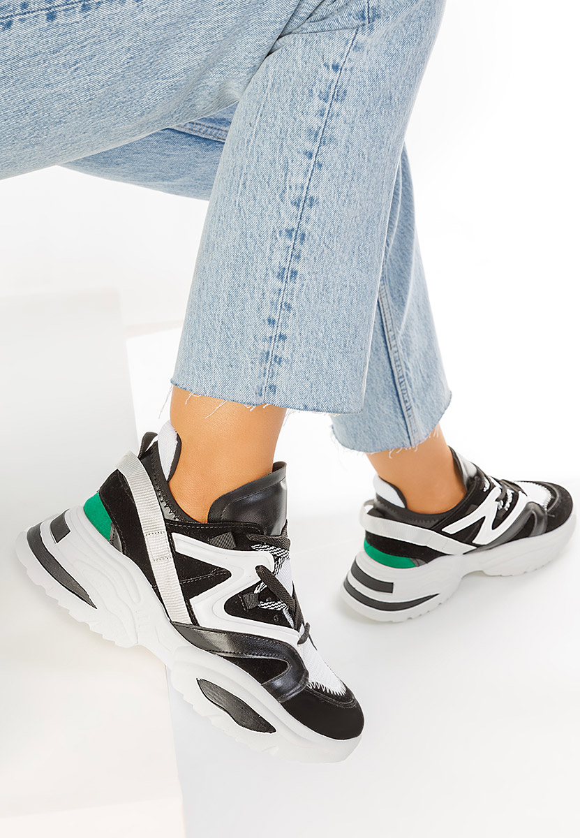 Sneakers donna nero Knower
