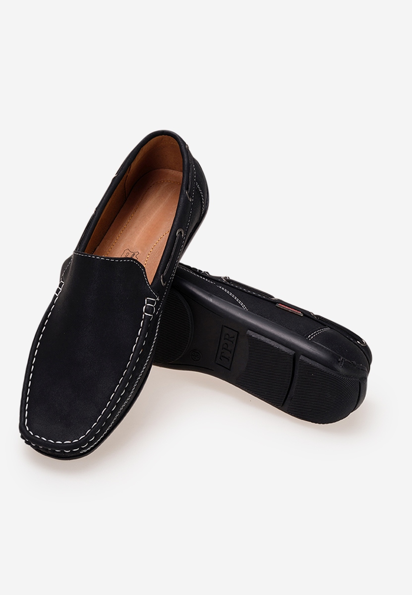 Mocassini da uomo Neri Helas