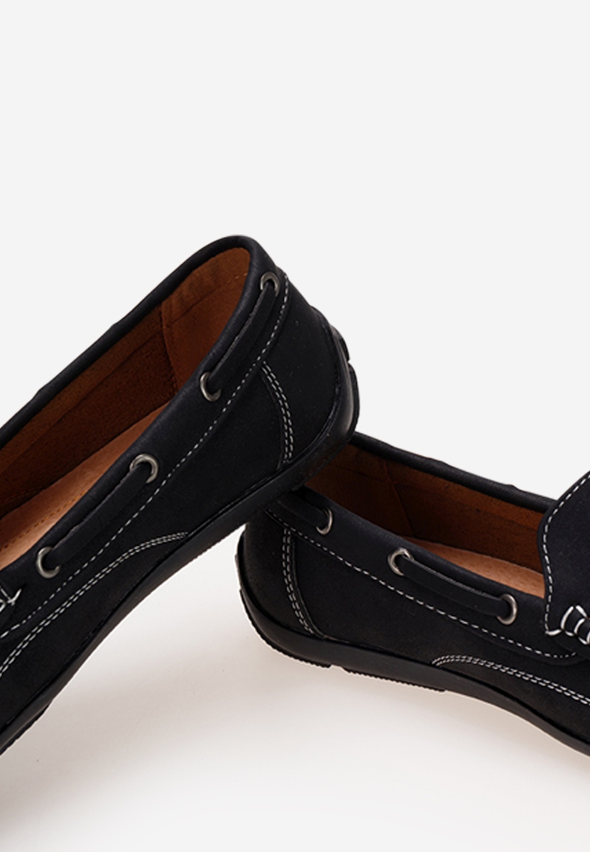 Mocassini da uomo Neri Helas