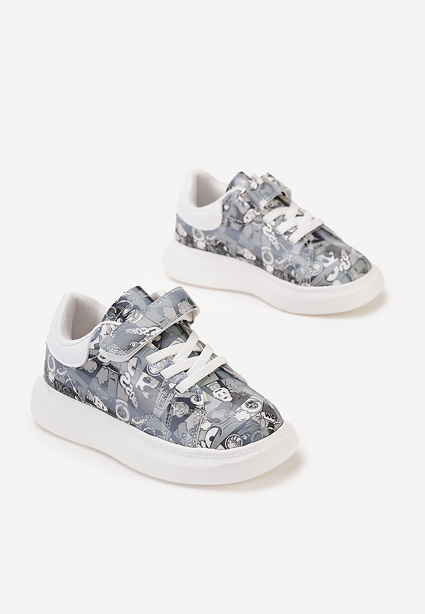 Sneakers bambini Comics V2 grigio