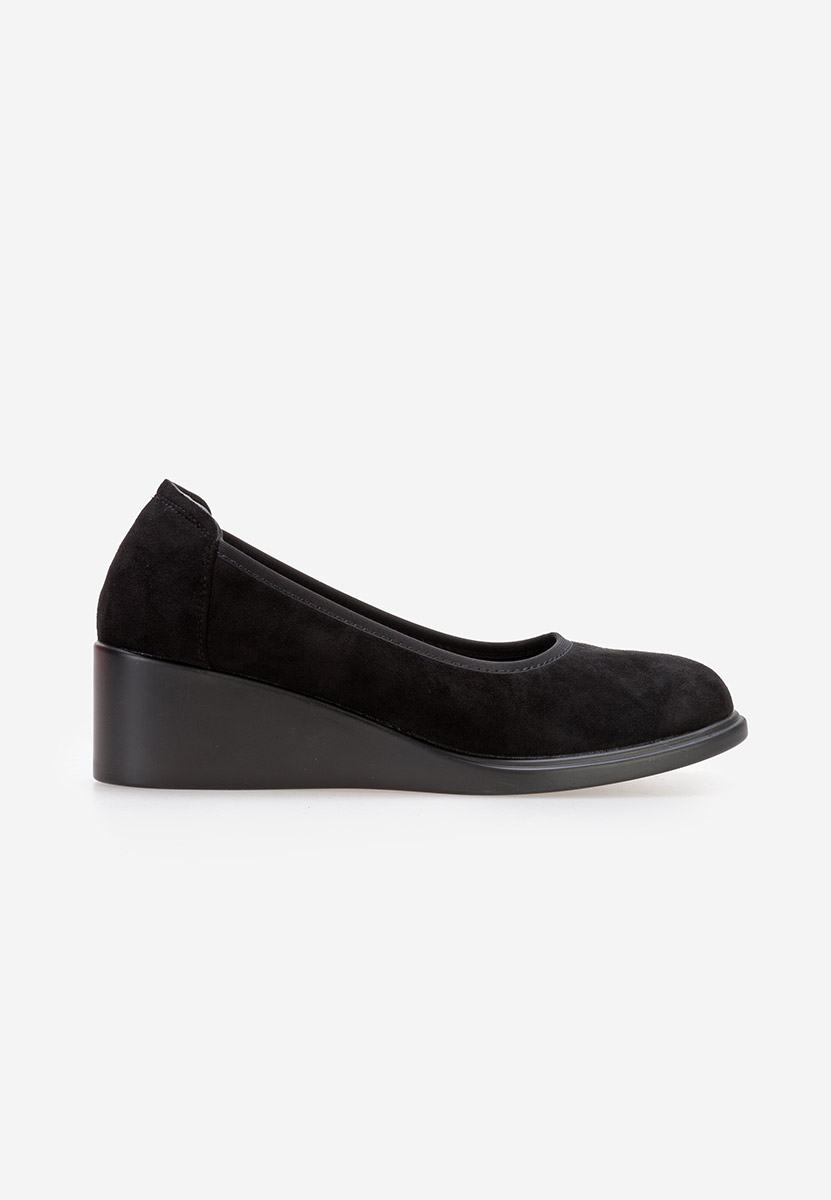 Scarpe con zeppa Coranda nero