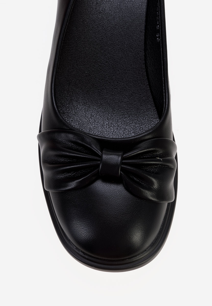 Scarpe con zeppa Fines nero