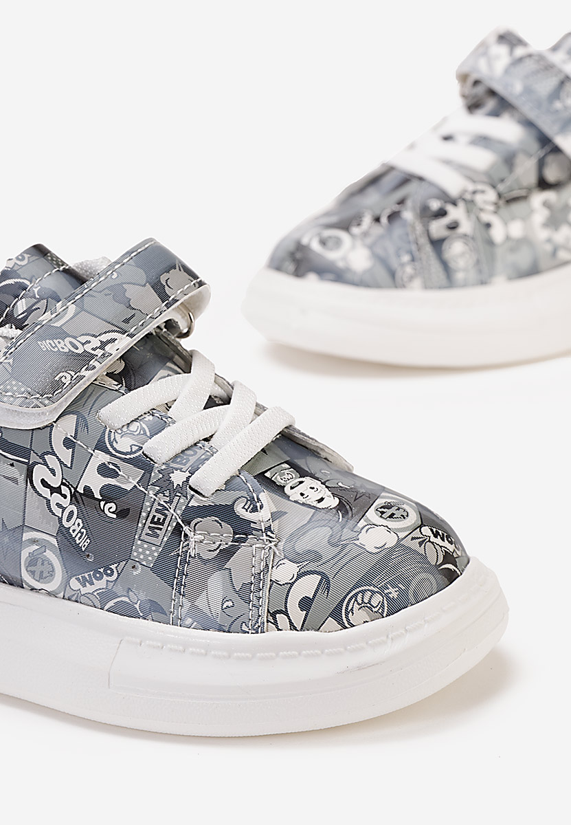 Sneakers bambini Comics V2 grigio