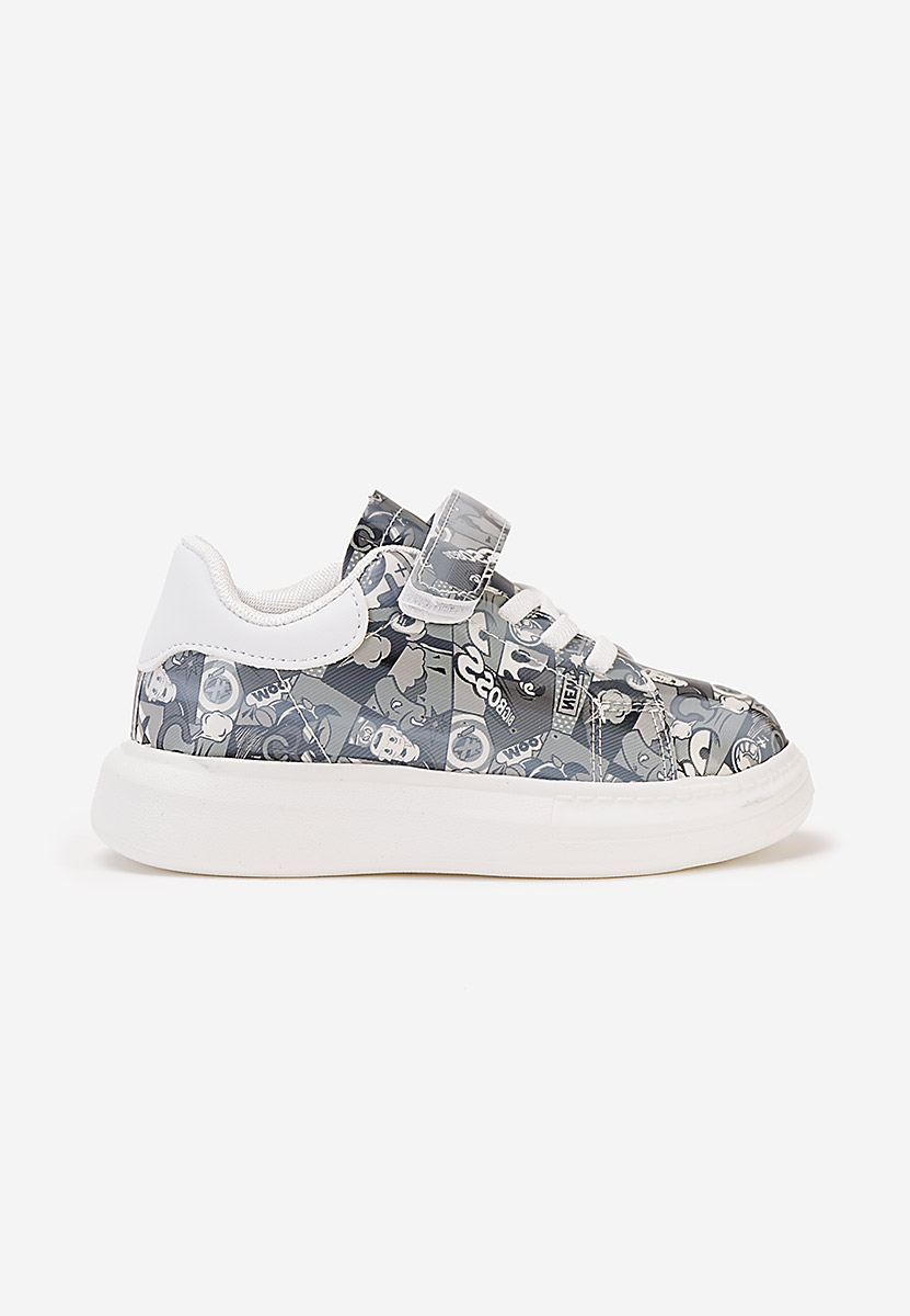 Sneakers bambini Comics V2 grigio