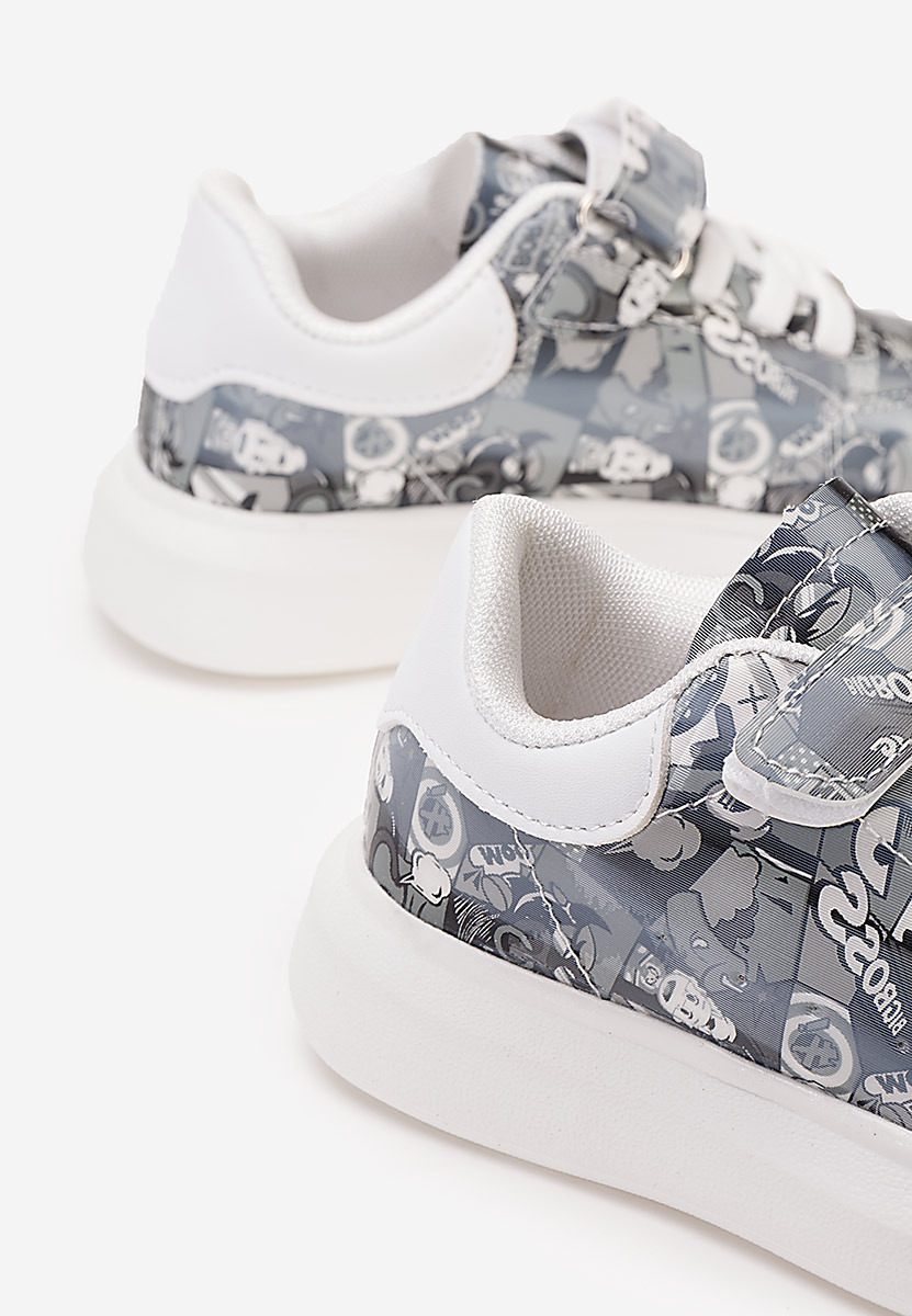 Sneakers bambini Comics V2 grigio