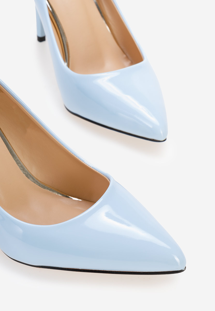 Décolleté tacco a spillo Paolla azzurro