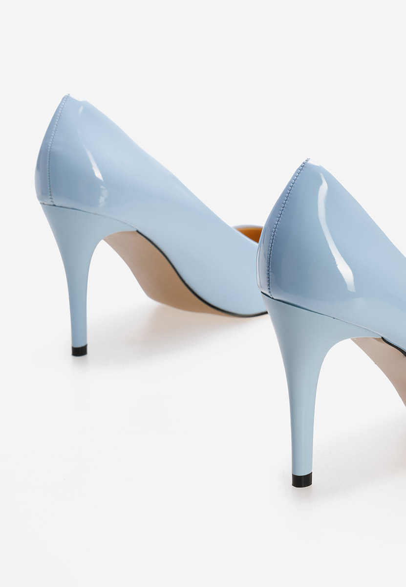 Décolleté tacco a spillo Paolla azzurro