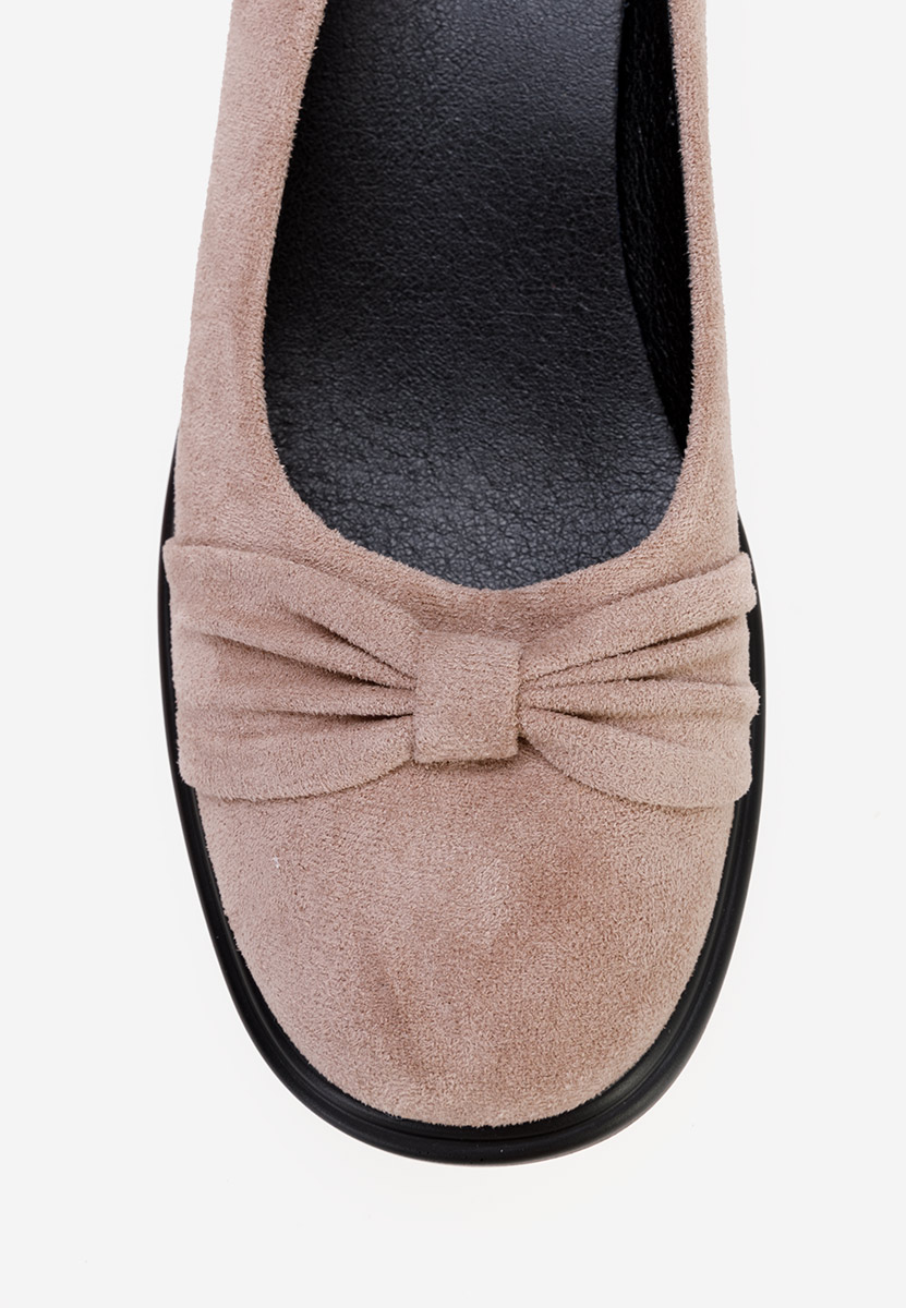 Scarpe con zeppa Fines cachi
