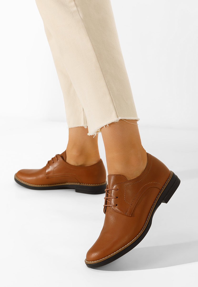 Scarpe derby pelle Otivera camel