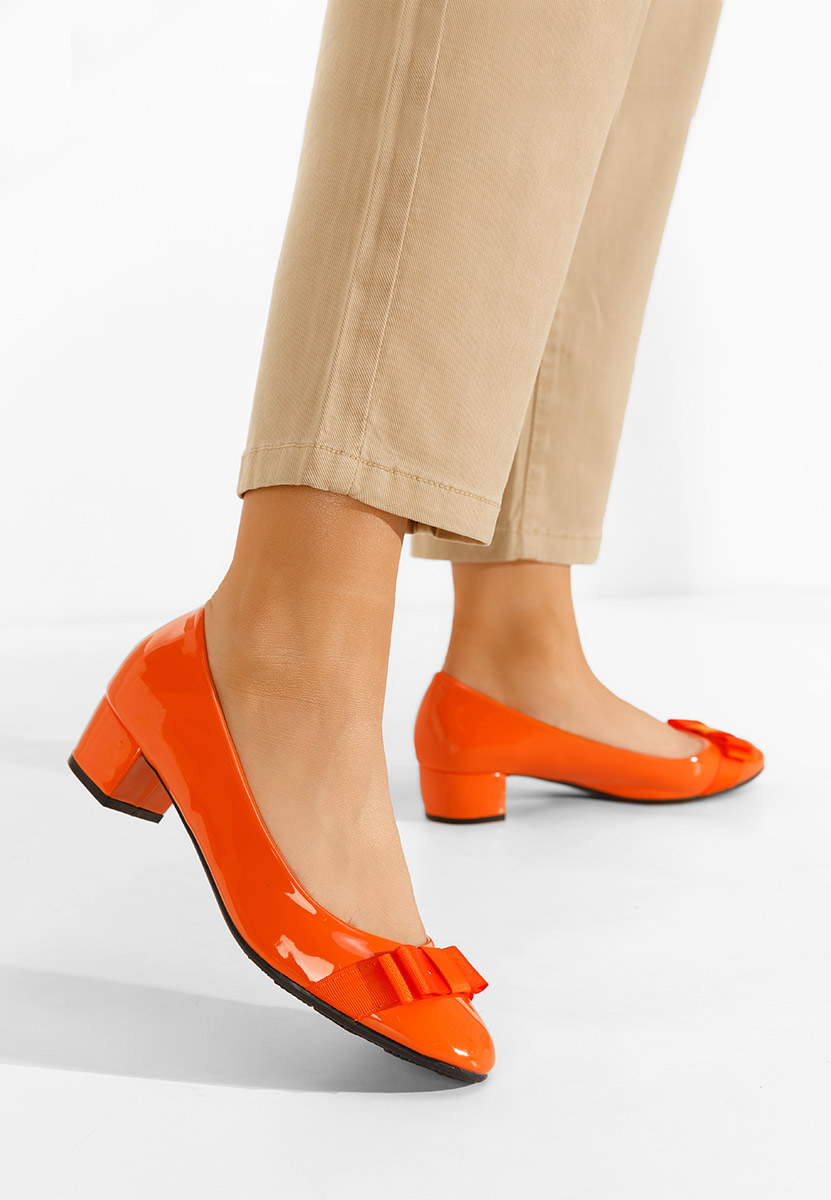 Décolleté in vernice Carasca Arancioni