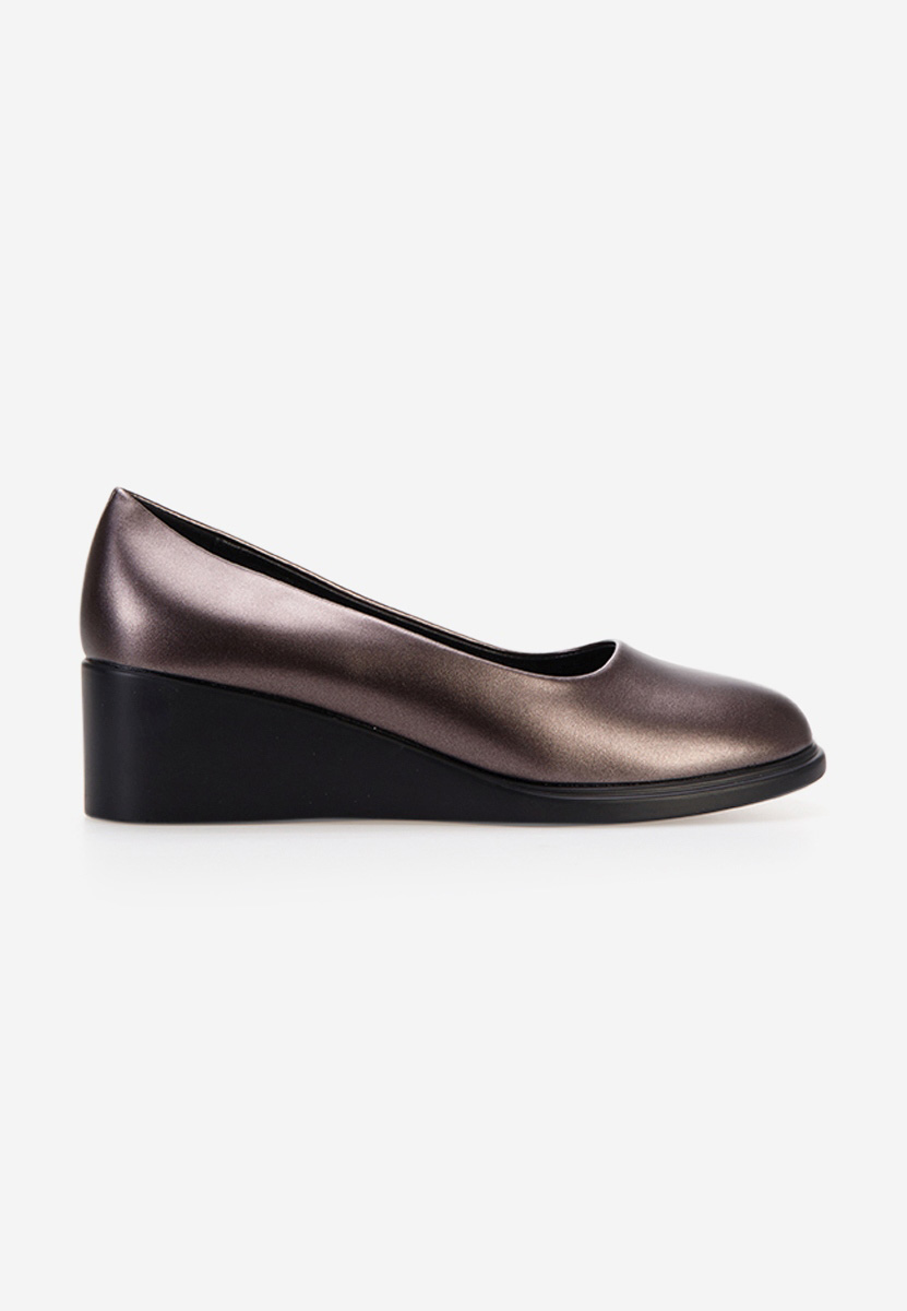 Scarpe con zeppa Granada argento