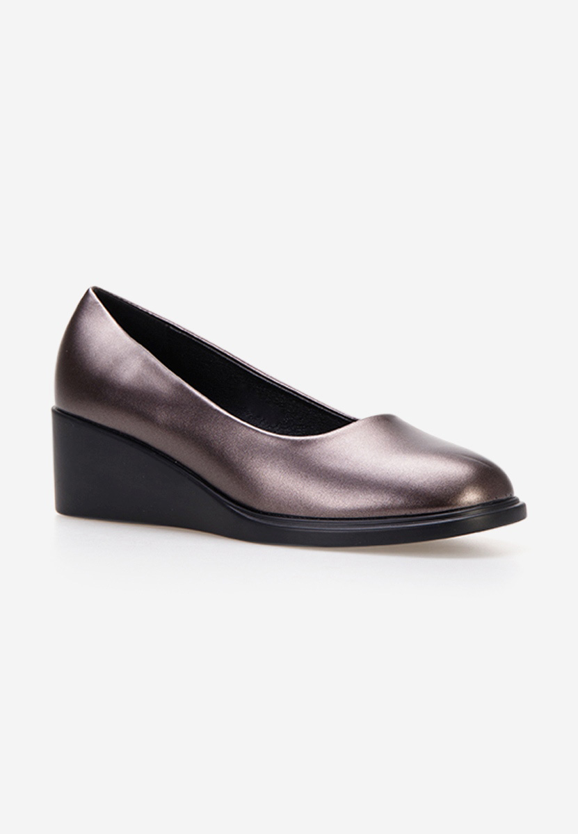 Scarpe con zeppa Granada argento