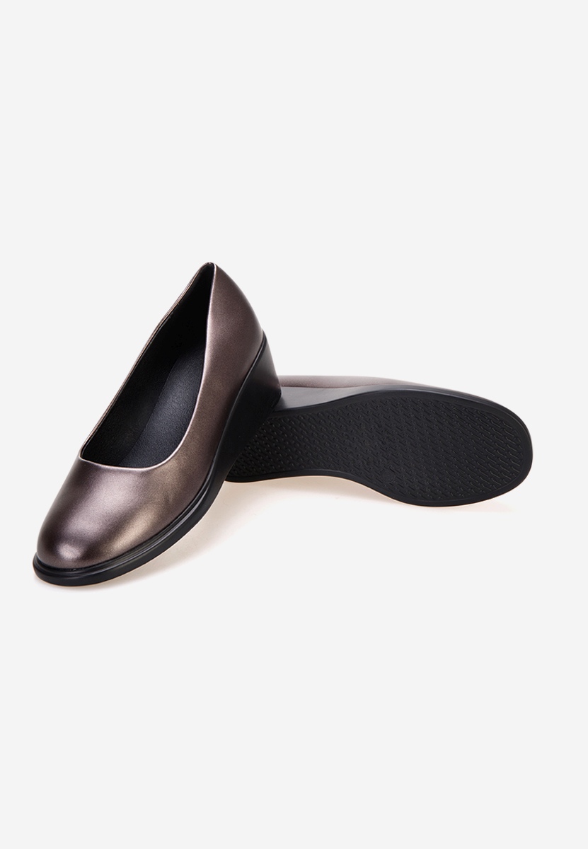 Scarpe con zeppa Granada argento