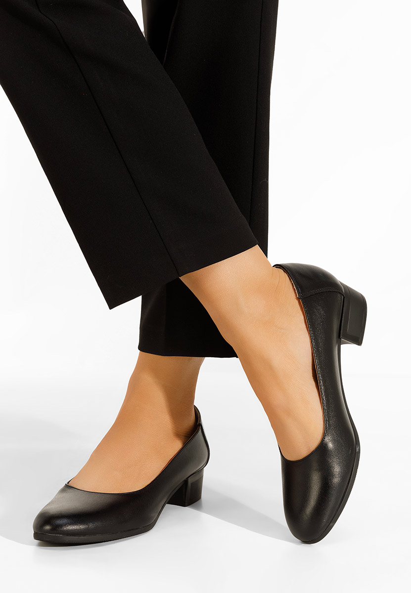 Décolleté tacco basso Montremy nero