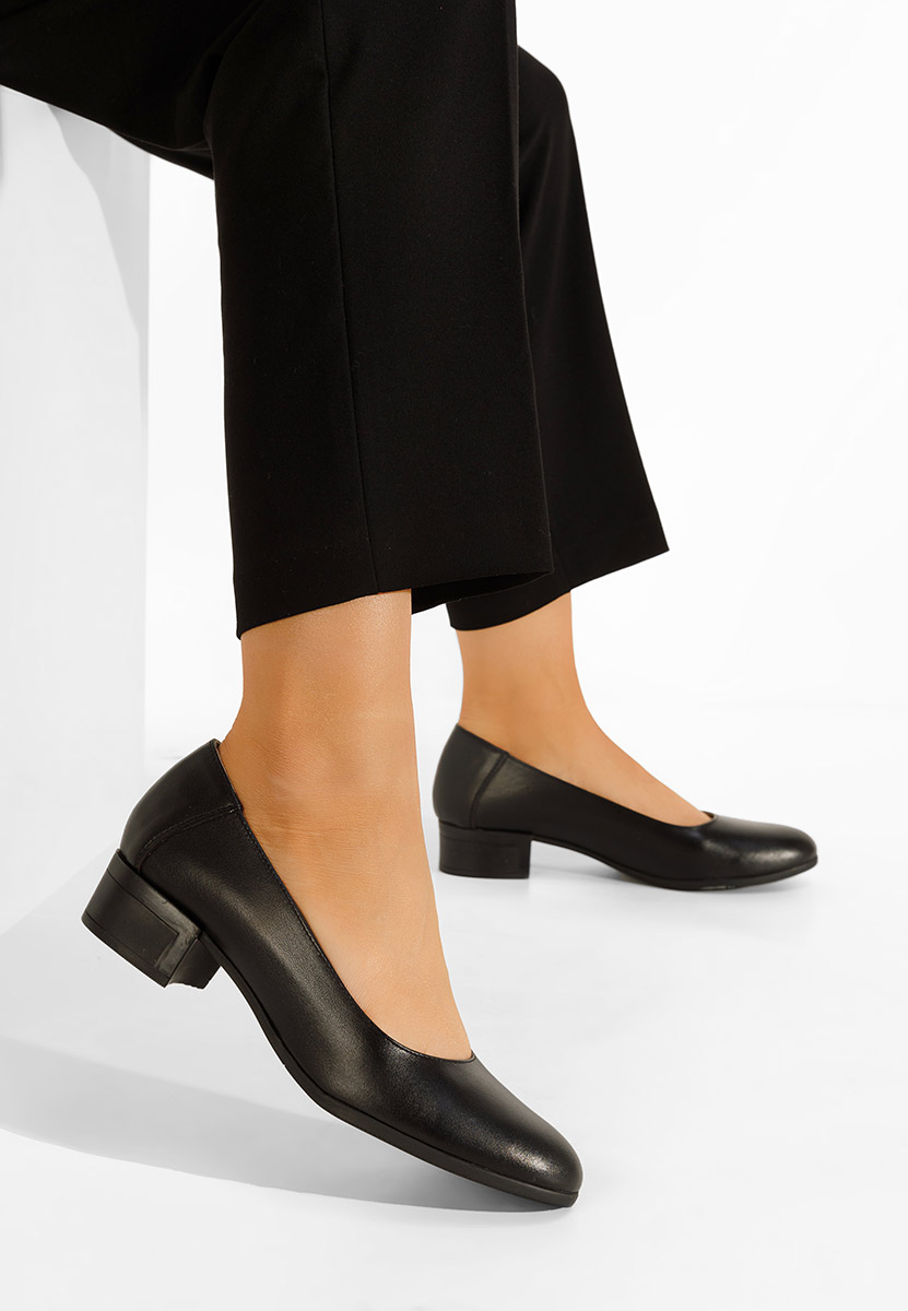 Décolleté tacco basso Montremy nero