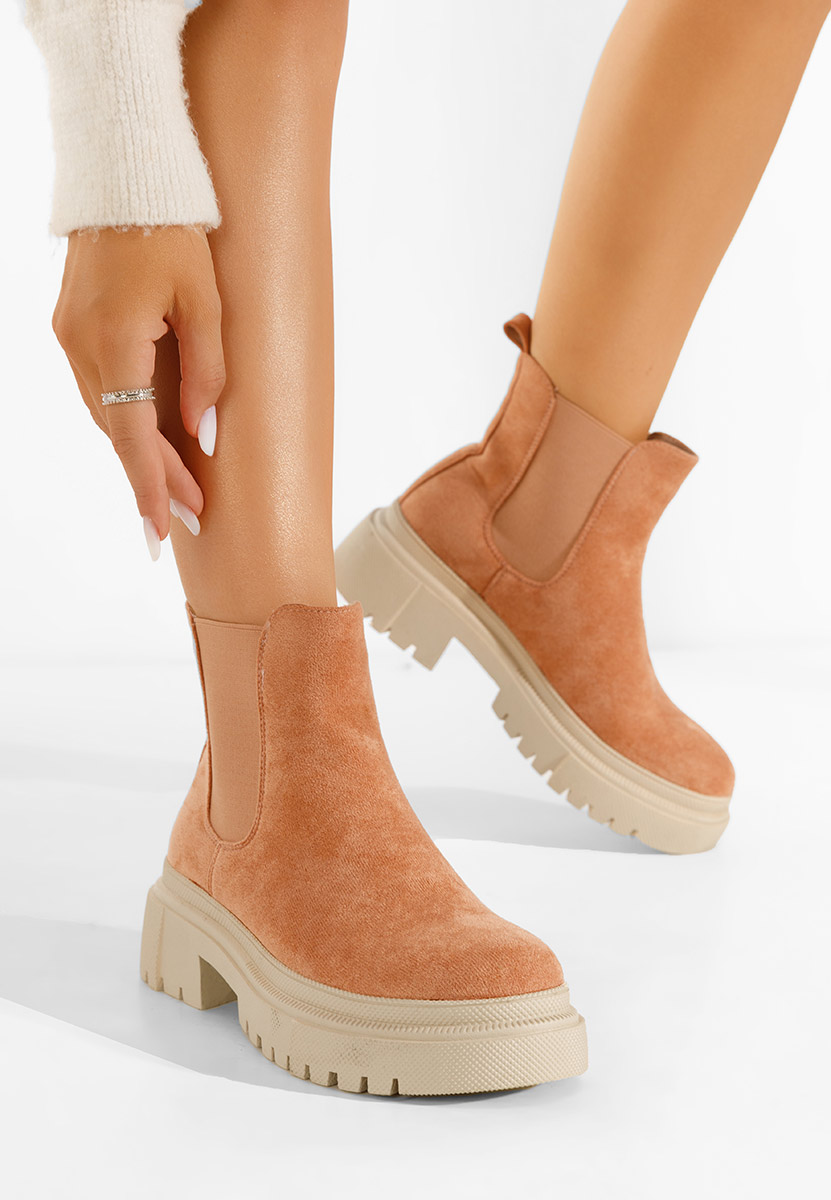 Stivaletto chelsea donna Aretha arancioni Stivaletto chelsea donna Aretha arancioni