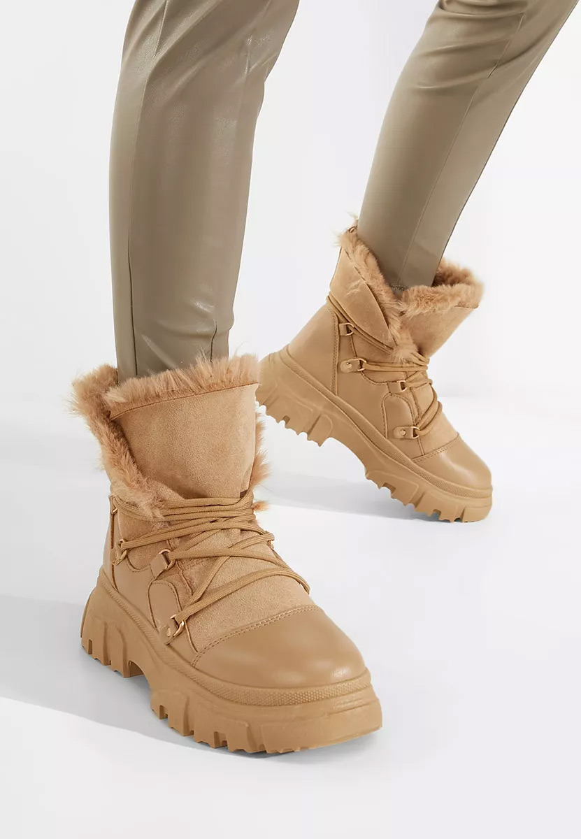 Stivaletti invernali Cachi Fralesia