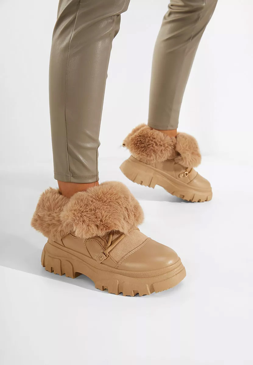 Stivaletti invernali Cachi Fralesia