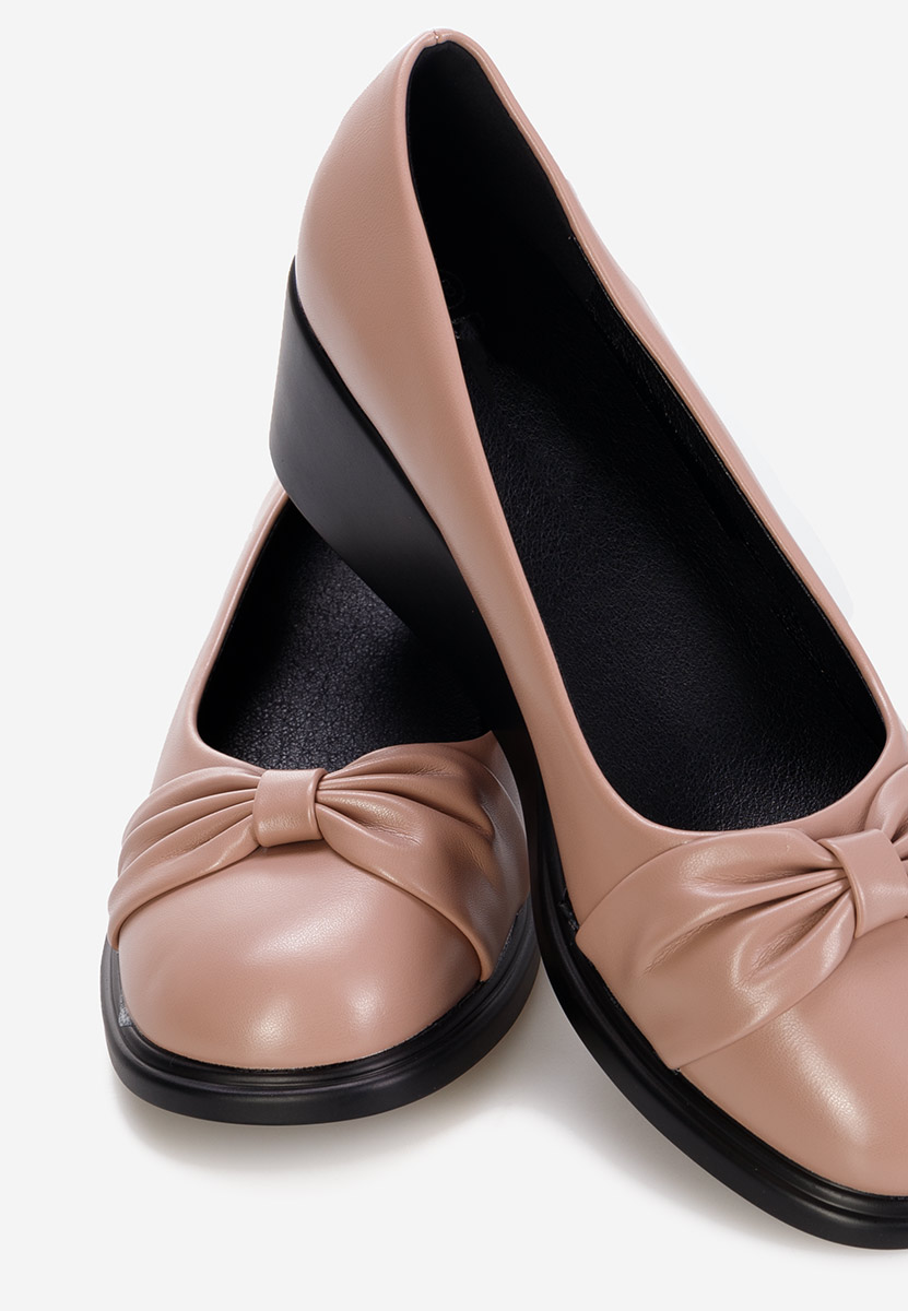 Scarpe con zeppa Fines nude