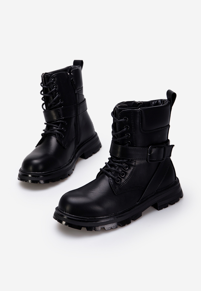 Stivaletti da ragazze Nero Guarda