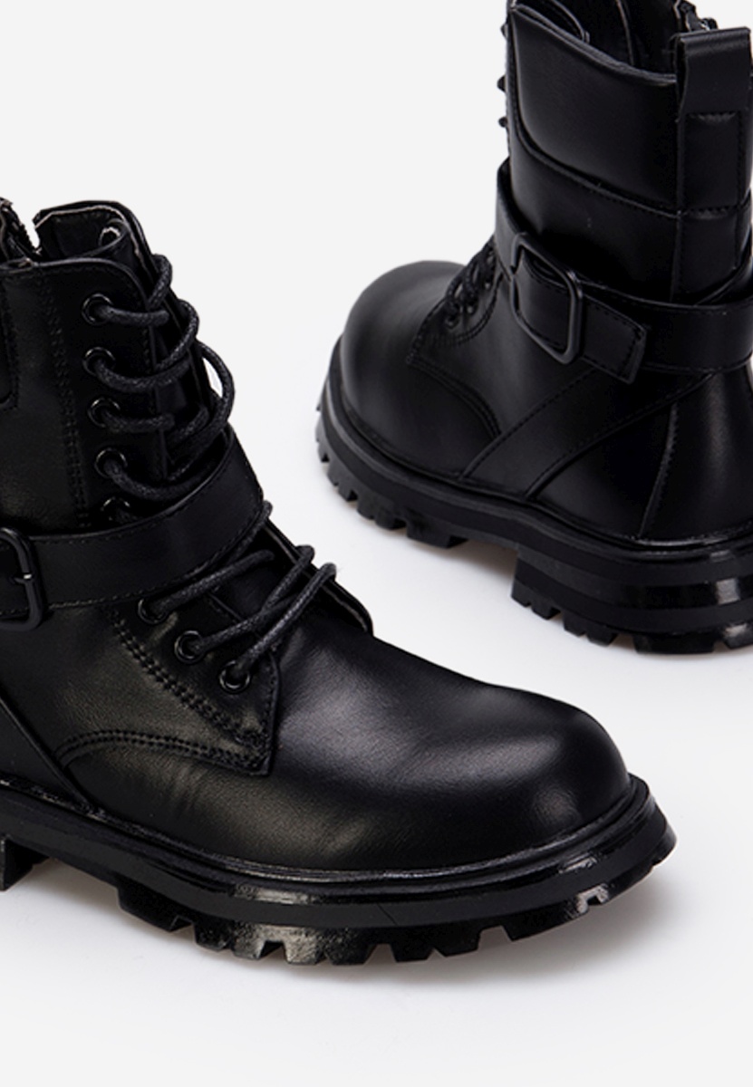 Stivaletti da ragazze Nero Guarda