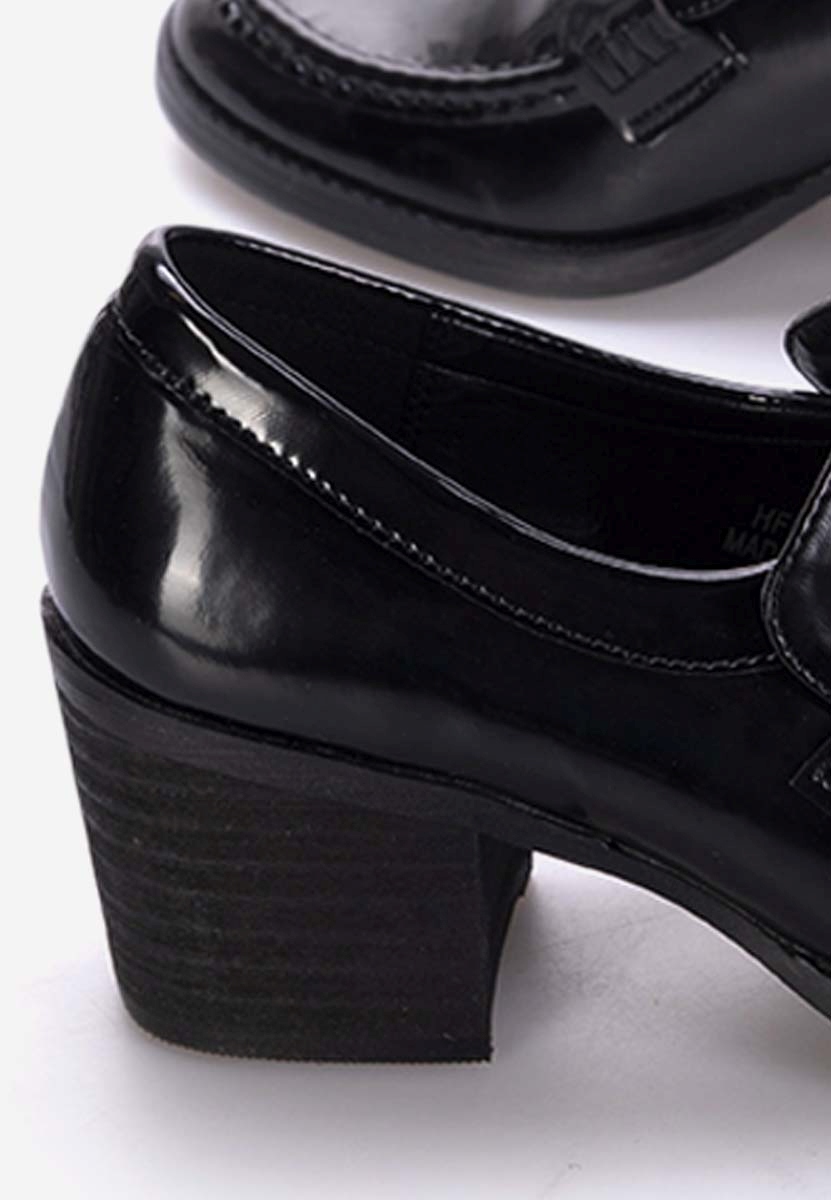 Mocassini con tacco Tandil nero