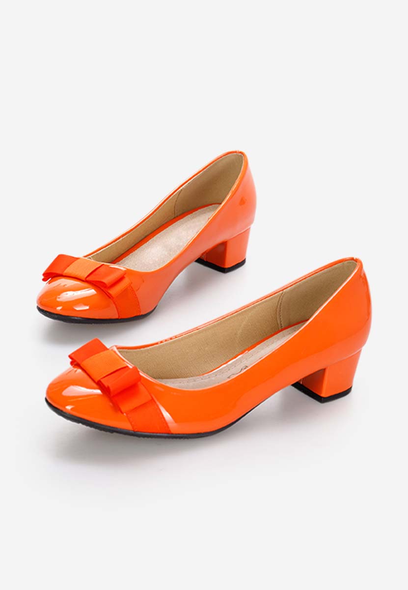 Décolleté in vernice Carasca Arancioni