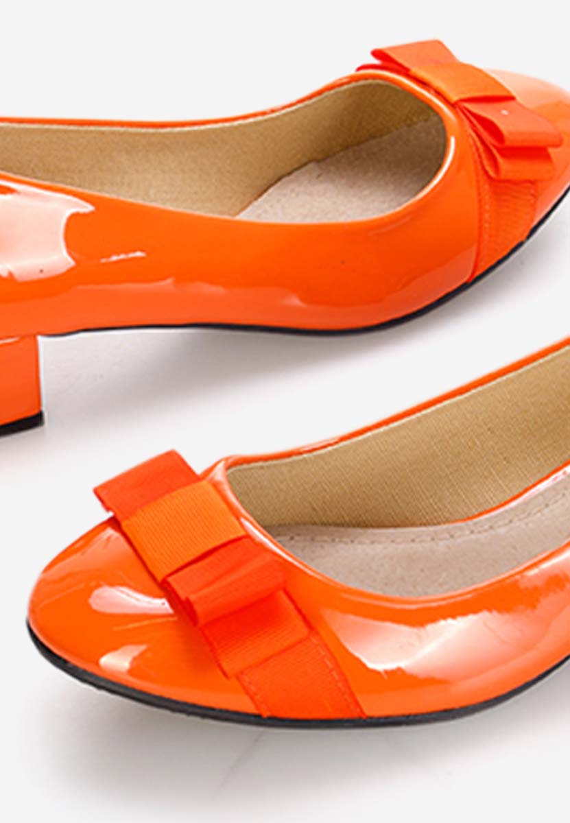 Décolleté in vernice Carasca Arancioni