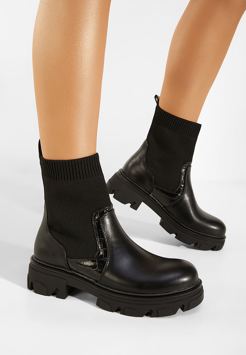 Stivaletti donna nero Quinteria
