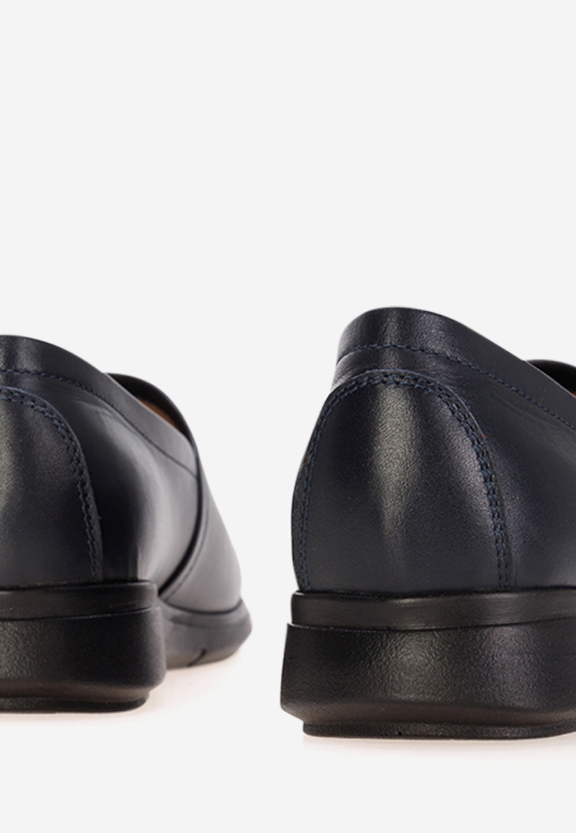 Scarpe basse donna pelle Guilena blu marine