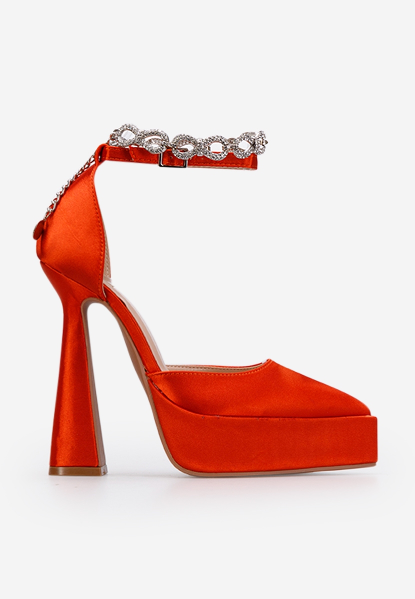 Décolleté con plateau orange Irania