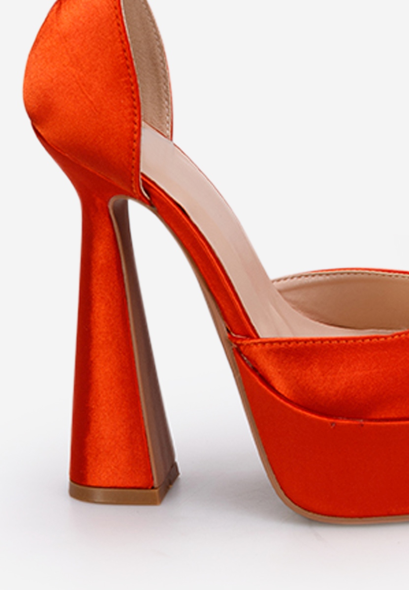 Décolleté con plateau orange Irania