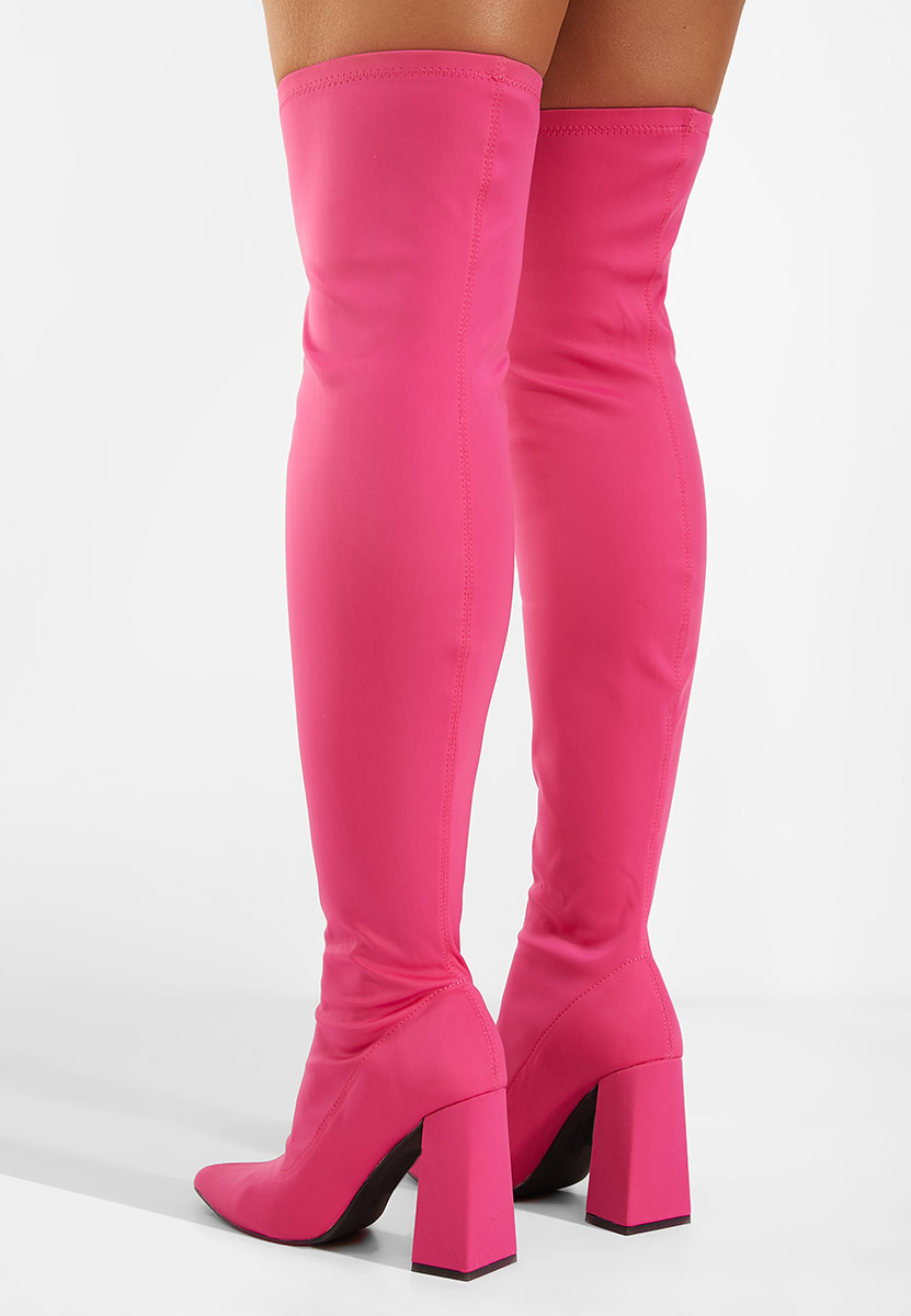 Stivali lunghi Fucsia Alexania