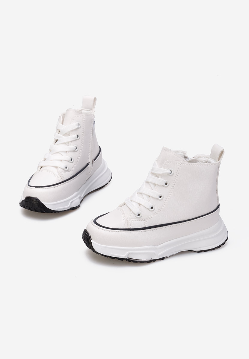 Scarpe sportive per bambina Clouds A bianchi