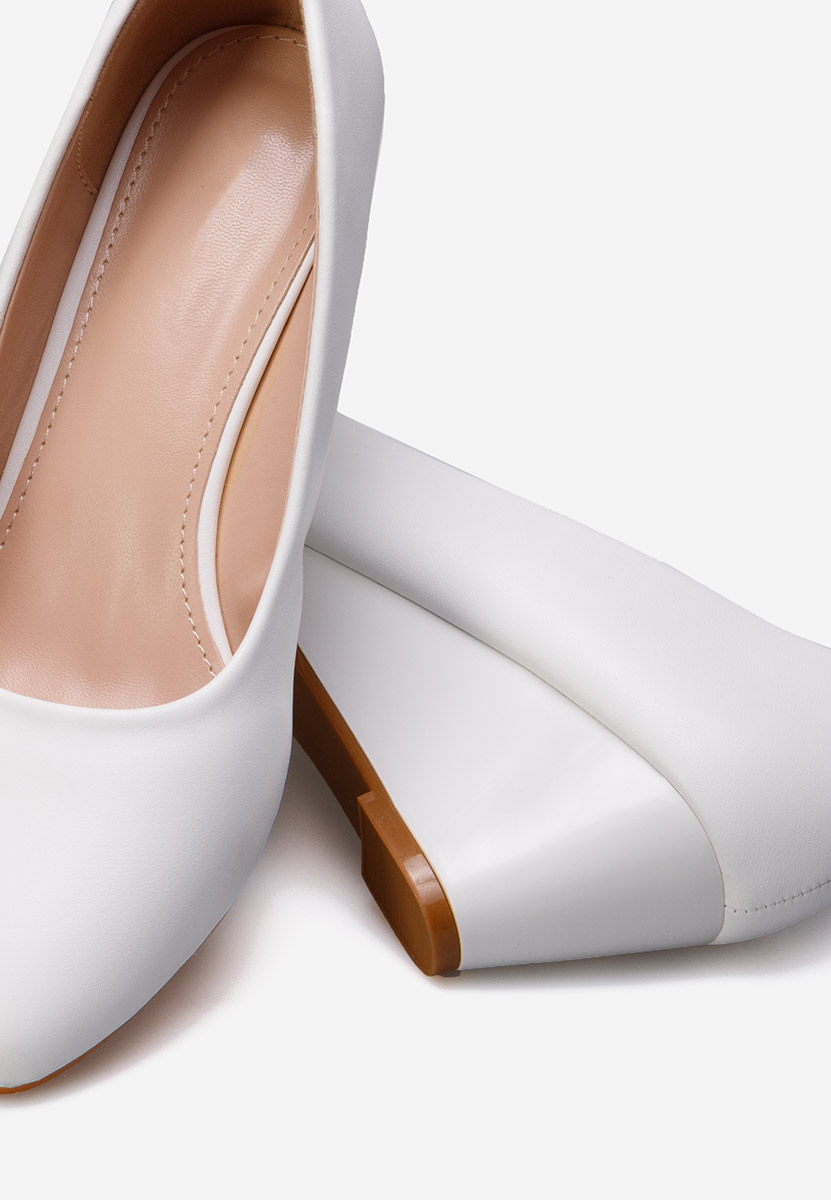 Scarpe con zeppa bianchi Cutiara