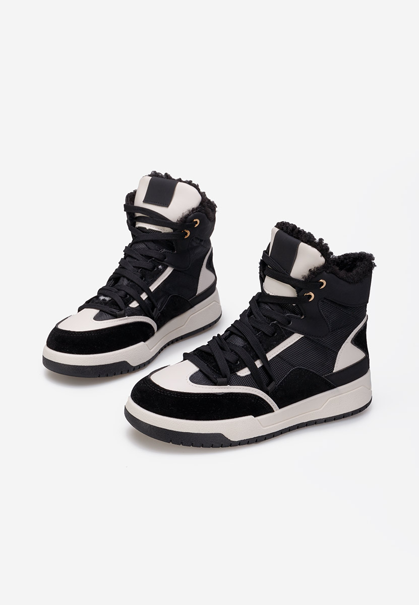 Sneakers donna invernali nero Kaleria V2