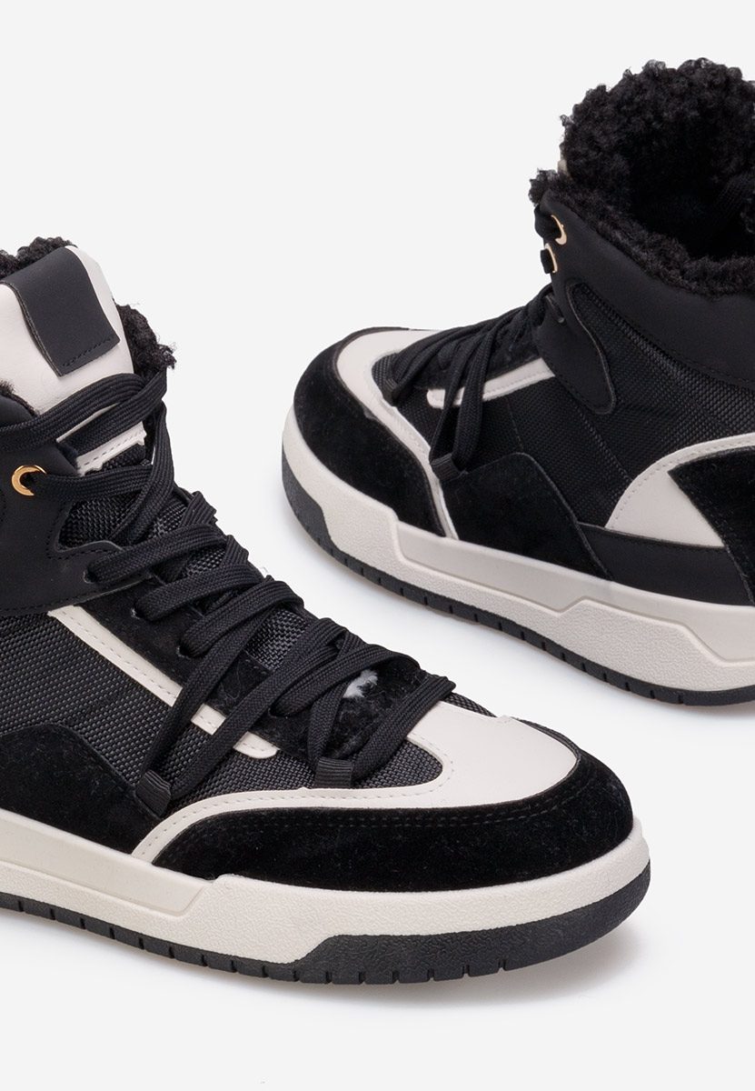 Sneakers donna invernali nero Kaleria V2