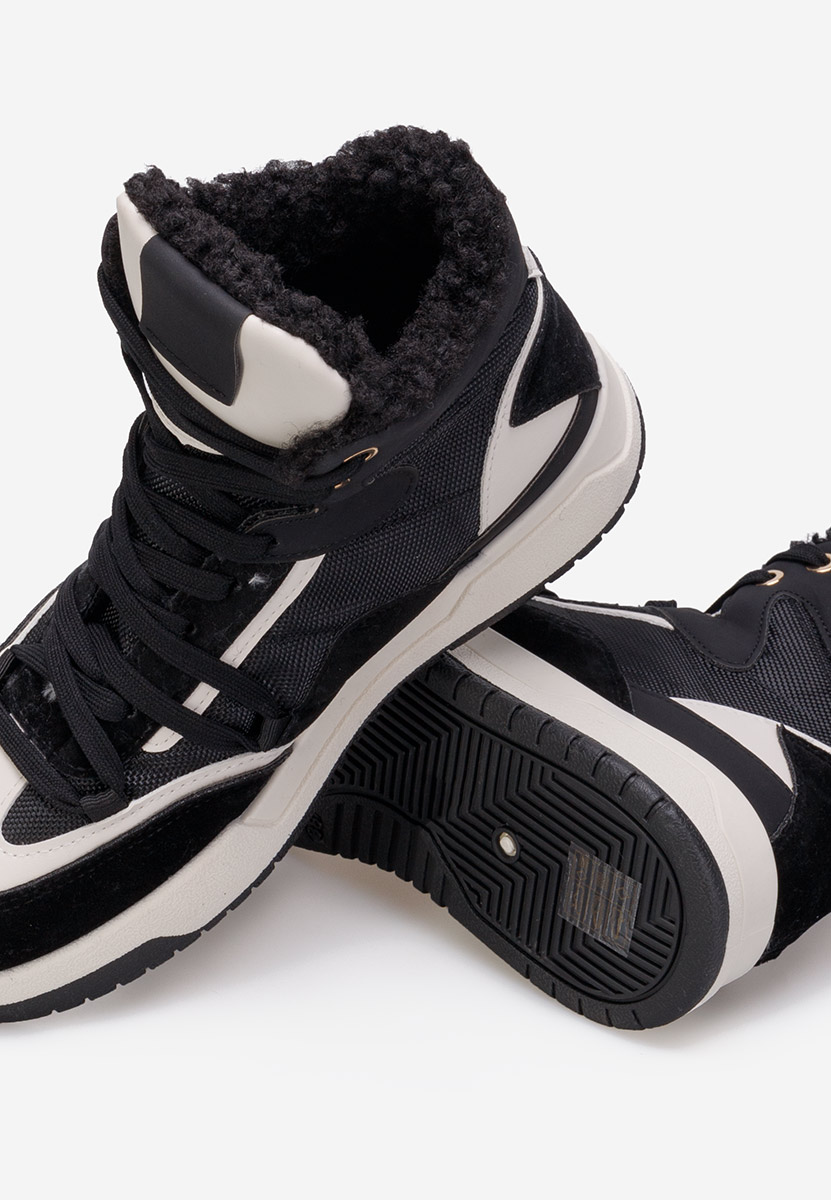 Sneakers donna invernali nero Kaleria V2